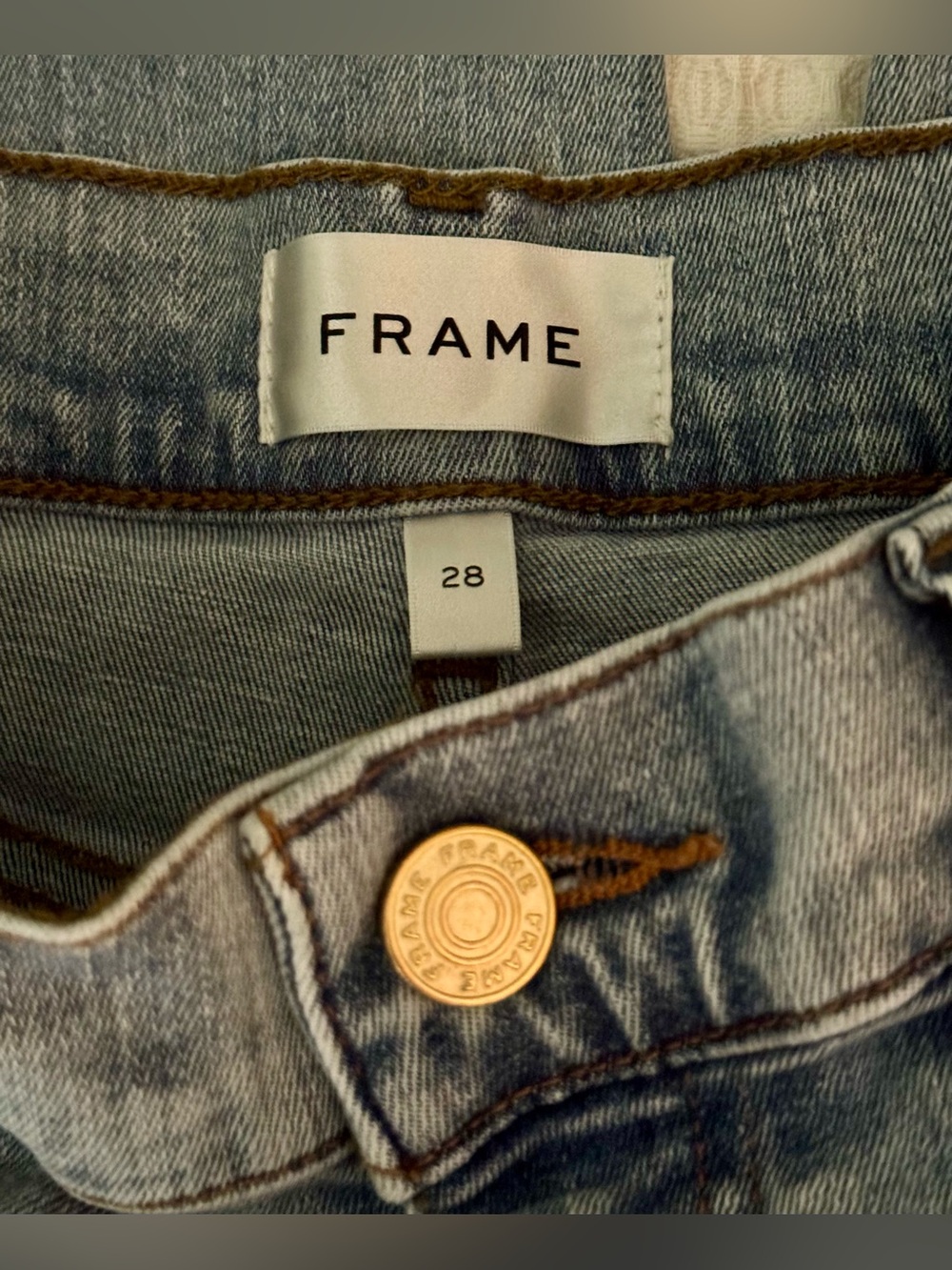FRAME Le Slim Palazzo Jeans / Adagio / Size 28